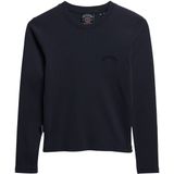Superdry - Essential Logo Gd Rib T-shirt - Met Lange Mouwen