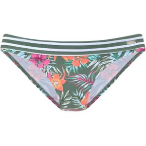VENICE BEACH Bikinibroek 'Summer'  jade groen / donkergroen / oranje / pink