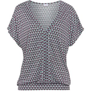 LASCANA Shirt  donkerbruin / mintgroen / rood / zwart