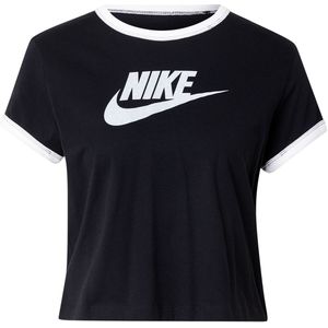 Nike Sportswear Shirt 'RINGER'  zwart / wit