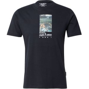 BLEND Shirt 'BHKIAM'  blauw / groen / zwart / wit