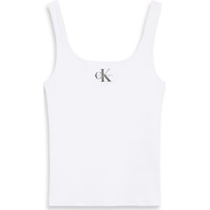Calvin Klein Jeans Top  zwart / wit