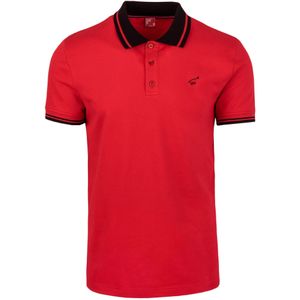 SPITZBUB Shirt 'Rainer'  rood / zwart