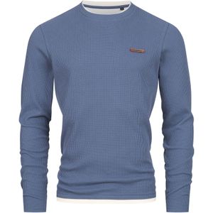 INDICODE JEANS Shirt ' Sigfinn '  blauw / bruin