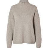 Selected - Cille Cashmere - Gebreide Trui - Hoge Hals