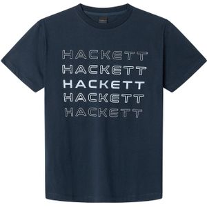 Hackett London Shirt  marine / wit