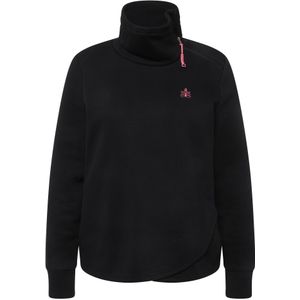 Ulla Popken Sweatshirt  pink / zwart