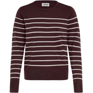 Oxmo Trui 'OXFKEANA'  bruin / wit