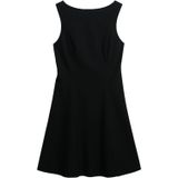 Superdry - Jurk - Zwart - Cocktailjurken - Mouwloos - Kort/mini