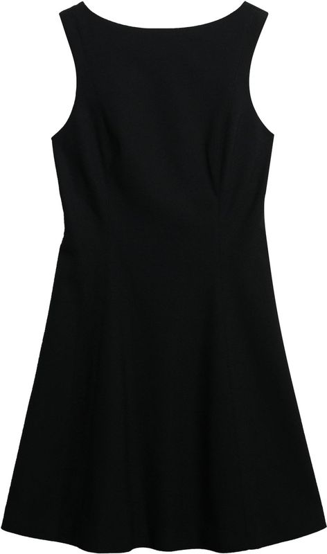 Superdry - Jurk - Zwart - Cocktailjurken - Mouwloos - Kort/mini