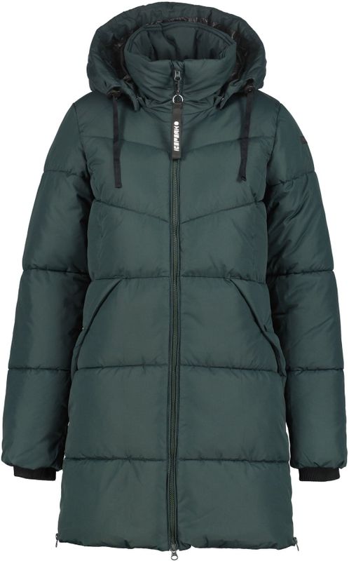 ICEPEAK Wintermantel 'Adaire'  donkergroen