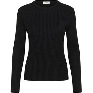 Soaked in Luxury - SLSpina Cable - Pullover - Zwart