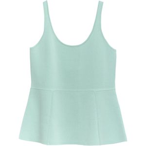 Adolfo Dominguez Gebreide top  aqua