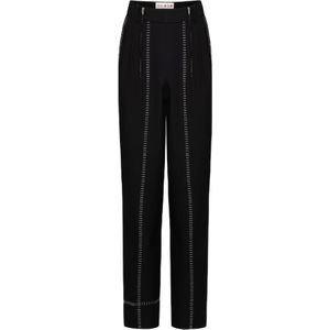 PCFG Bandplooibroek  grijs / zwart