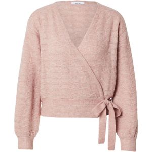 ABOUT YOU Gebreid vest 'Wanda'  roze gemêleerd