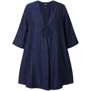 Ulla Popken Tussenjas  marine / zwart