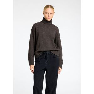 SELECTED Trui  donkerbruin