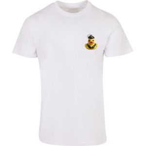 F4NT4STIC Shirt 'Rubber Duck Captain'  geel / goud / oranje / zwart / wit