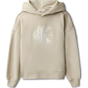 Calvin Klein Jeans Sweatshirt  taupe / zilver / wit