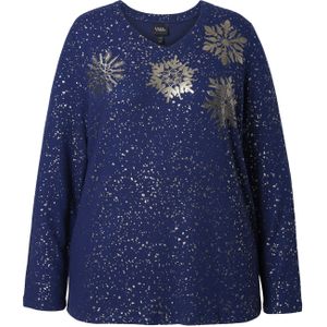 Ulla Popken Sweatshirt  donkerblauw
