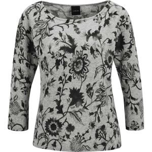 MADELEINE Trui  lichtgrijs / zwart