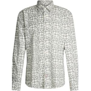 JOOP! Jeans Overhemd 'Hanson'  grijs / wit