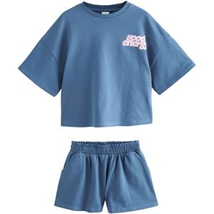 Next Set  blauw / pastelroze