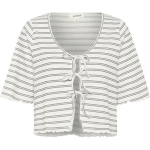 SOAKED IN LUXURY Blouse  grijs / wit