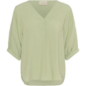 Cream Blouse  pastelgroen