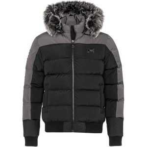 CIPO & BAXX Winterjas  grijs / zwart