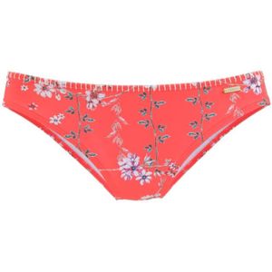Look - Gebloemd Bikinibroekje - Oranje - Polyamide
