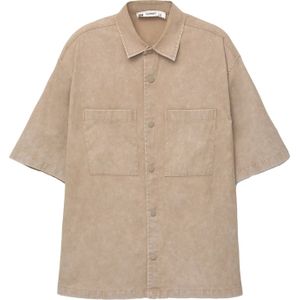 Pull&Bear Overhemd  lichtbruin