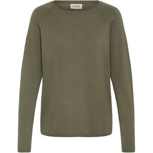 Oxmo Trui 'FKEANA'  olijfgroen