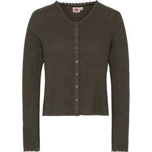 SPIETH & WENSKY Gebreid vest 'Gertrud'  olijfgroen