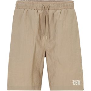 FCBM Broek  donkerbeige / wit