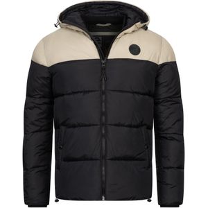 Indicode Heren INBiviano Jacket | Winterjas met capuchon Stone M