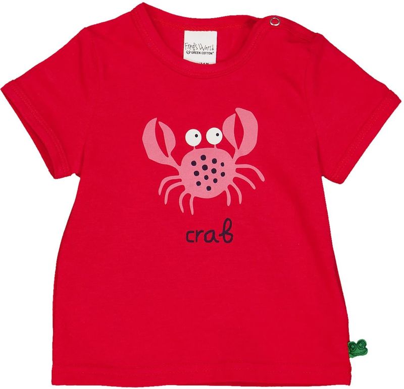 Fred's World by GREEN COTTON Shirt  oudroze / rood / zwart / wit