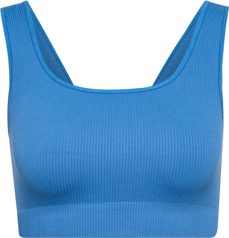 Hummel - Pulse - Sport Bh - Blauw - Soft Cup - Mouwloos