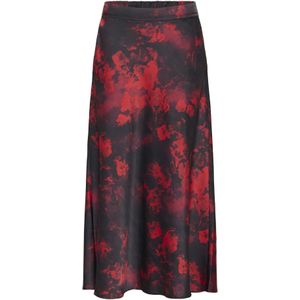 CULTURE Rok  rood / zwart