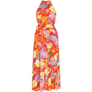 IZIA Zomerjurk  aqua / geel / lila / rood