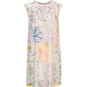 Dine'n'Dance Zomerjurk 'Yuki'  blauw / abrikoos / rosa