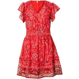 ONLY Zomerjurk 'ONLVALENTINA'  rood / bourgogne / wit