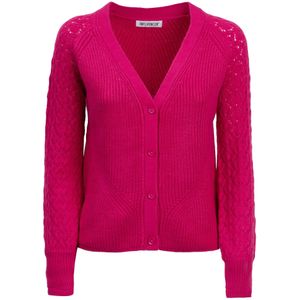 Influencer Gebreid vest  pink