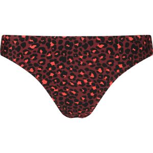 Cruz Bikinibroek 'Aprilia'  neonrood / donkerrood / zwart