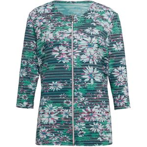 Goldner Sweatvest  groen / gemengde kleuren