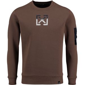 KEYLARGO - Klelection Round Sweatshirt - Mud Brown - Heren