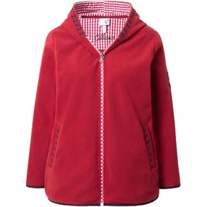 Ulla Popken Fleece jas  rood