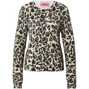 PRINCESS GOES HOLLYWOOD Gebreid vest  crème / bruin / zwart