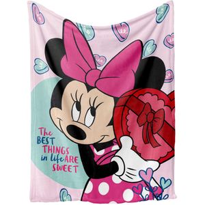 Minnie Mouse - Fleece Deken - 100 x 140 cm - Polyester
