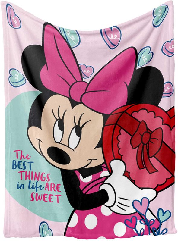 Minnie Mouse - Fleece Deken - 100 x 140 cm - Polyester